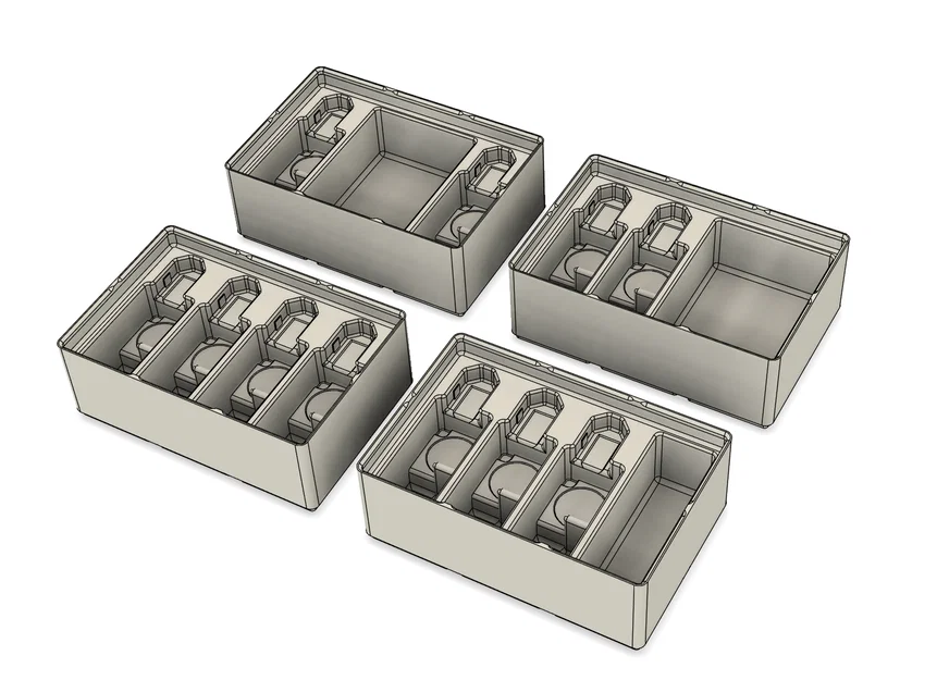Khay Gridfinity lưu trữ Bambu Lab Hotend (4 biến thể) - Image 1