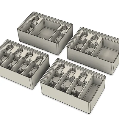 Khay Gridfinity lưu trữ Bambu Lab Hotend (4 biến thể)