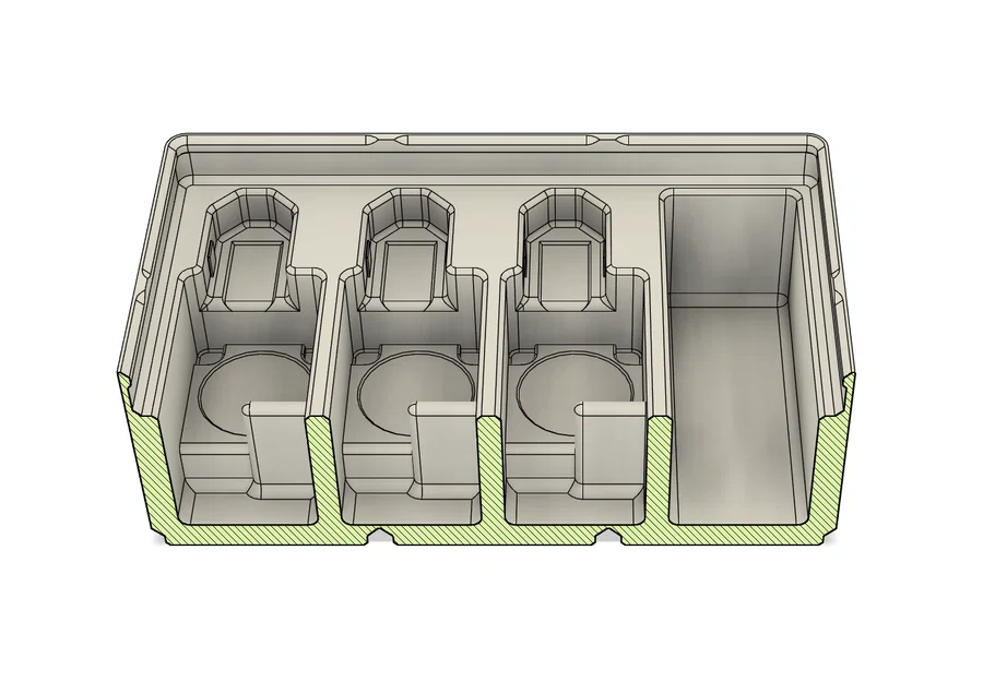 Khay Gridfinity lưu trữ Bambu Lab Hotend (4 biến thể) - Image 6