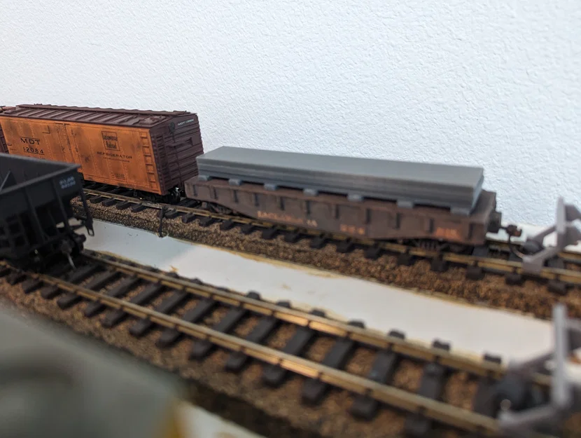 Toa phẳng thép nặng HO 40ft (Heavy Steel Flat Car) - Image 1