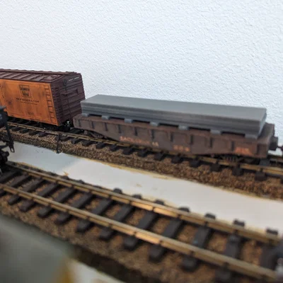 Toa phẳng thép nặng HO 40ft (Heavy Steel Flat Car)