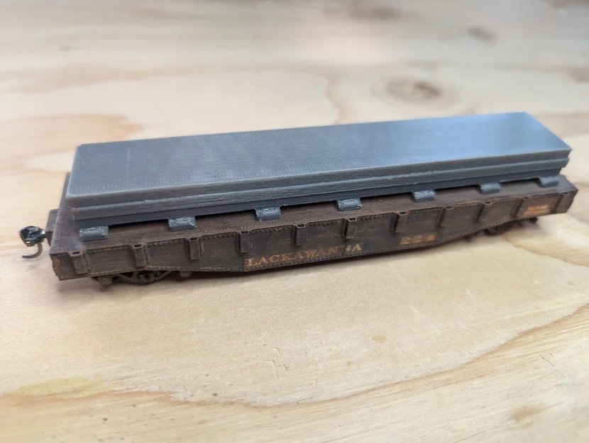 Toa phẳng thép nặng HO 40ft (Heavy Steel Flat Car) - Image 2