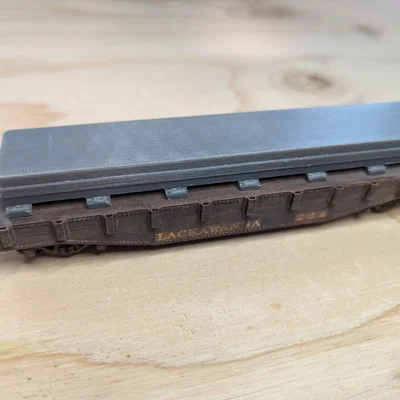 Toa phẳng thép nặng HO 40ft (Heavy Steel Flat Car)
