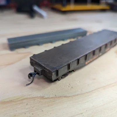 Toa phẳng thép nặng HO 40ft (Heavy Steel Flat Car)