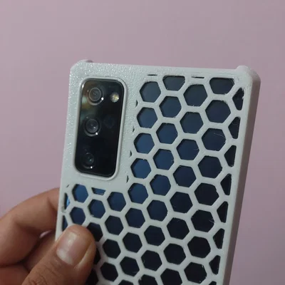 Ốp S20 FE 5G họa tiết Hex 1mm