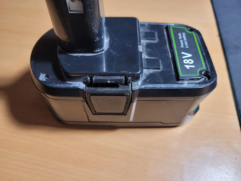 Lẫy khóa pin thay thế cho máy cầm tay Ryobi (3D Printable) - Image 2
