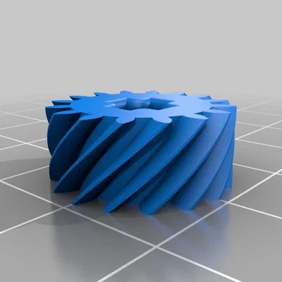 Bánh răng xoắn Helical 45° 16T tương thích Lego