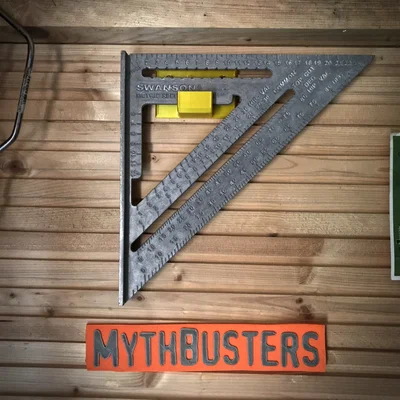 Giá treo thước ê-ke vuông SWANSON (Speed Square holder) in 3D tiện lợi