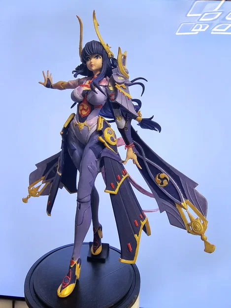 Mô hình 3D Raiden Shogun (Genshin Impact) cực chi tiết - Image 1