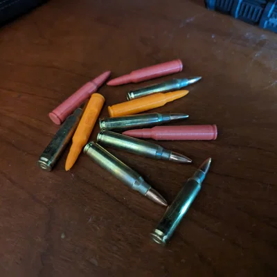 5.56 Snap Caps / Dummy Rounds (Đạn giả 5.56 NATO)