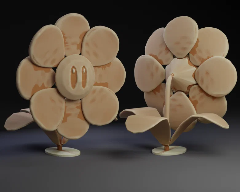 Mô hình 3D Mario Fire Flower trang trí cực đẹp cho người hâm mộ - Image 1