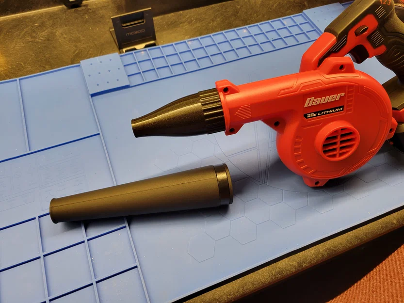 Đầu gắn ngắn cho máy thổi pin BAUER 20V (Short Attachment) - Image 2