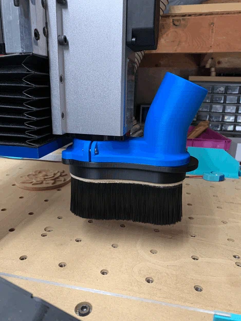 Bộ Hút Bụi (Dust Shoe) Cho Spindle CNC 1.5KW - Thiết Kế 3D Tiện Dụng - Image 9