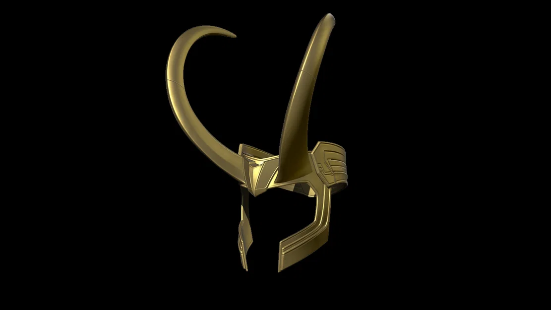 Mô hình 3D Mũ giáp Loki (Loki Helmet) cực ngầu cho fan Marvel - Image 1
