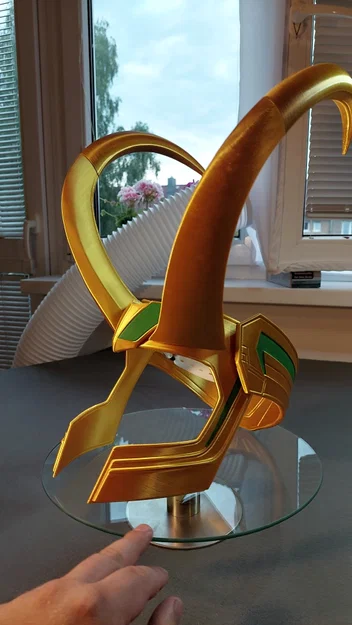 Mô hình 3D Mũ giáp Loki (Loki Helmet) cực ngầu cho fan Marvel - Image 2
