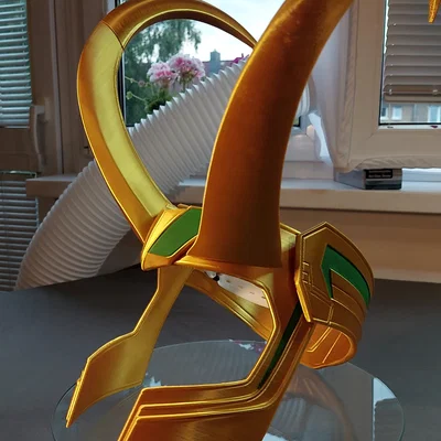 Mô hình 3D Mũ giáp Loki (Loki Helmet) cực ngầu cho fan Marvel