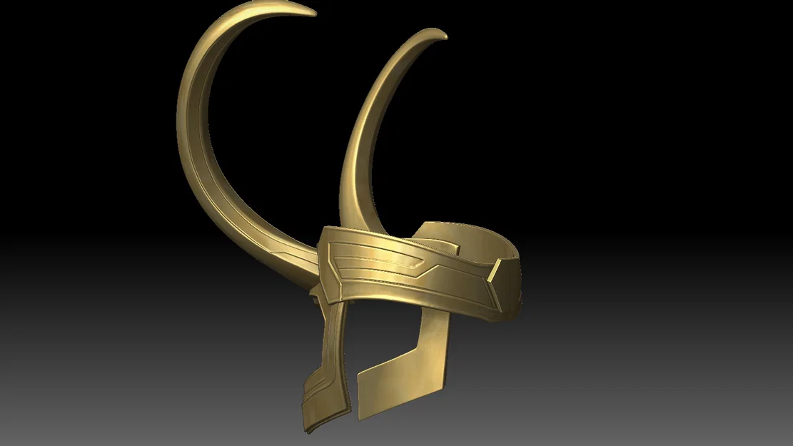 Mô hình 3D Mũ giáp Loki (Loki Helmet) cực ngầu cho fan Marvel - Image 3