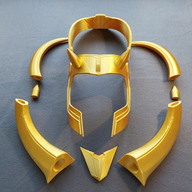 Mô hình 3D Mũ giáp Loki (Loki Helmet) cực ngầu cho fan Marvel - Image 11