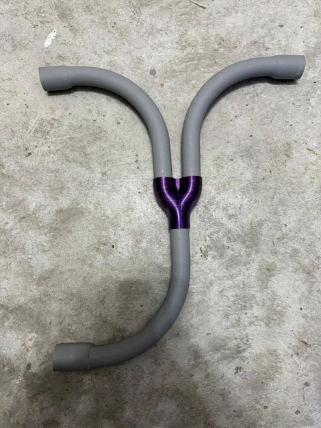 Khớp Nối Chia Ống PVC 1/2 Inch Hình Chữ Y In 3D - Image 1