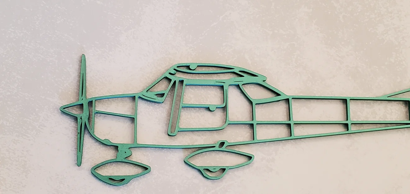 Bản vẽ line art 3-view Cessna 152 - Image 1