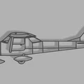 Bản vẽ line art 3-view Cessna 152 - Thumbnail 5