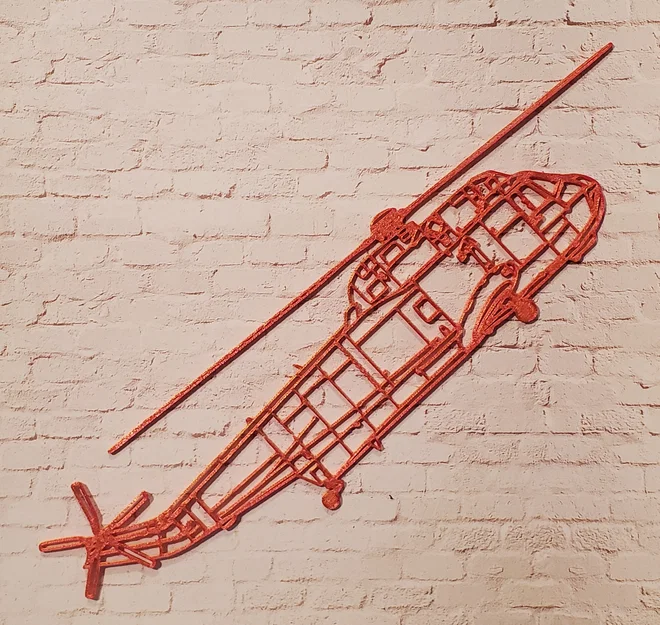 Tranh treo tường 3-view Sikorsky S-61 - Image 1