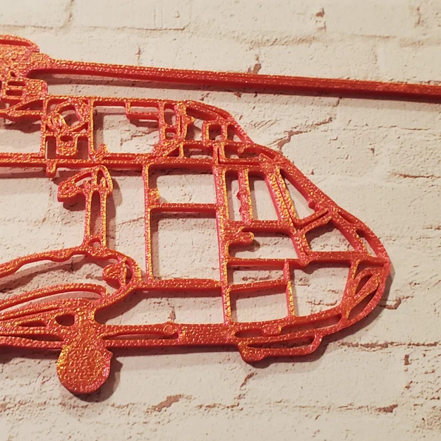 Tranh treo tường 3-view Sikorsky S-61 - Image 2