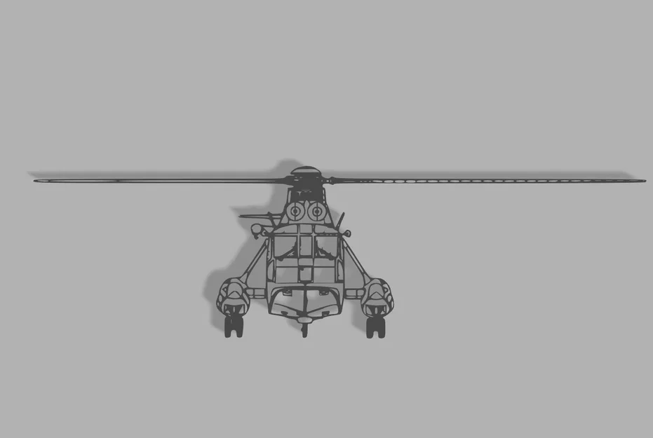 Tranh treo tường 3-view Sikorsky S-61 - Image 4