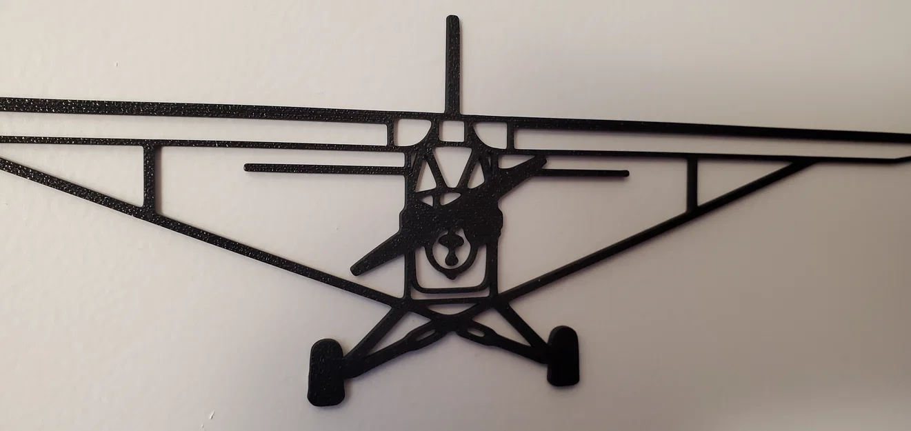 Piper J-3 Cub - Tranh treo tường 2D (Wall Art) - Image 1