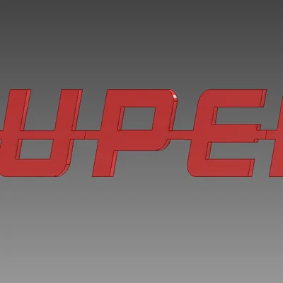 Bảng chữ Scania SUPER