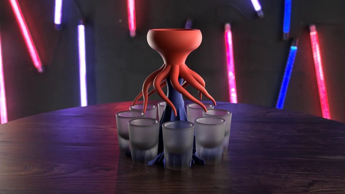 Octashot - dụng cụ rót shot - rót 8 ly cùng lúc - Image 1