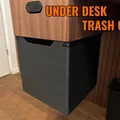 Thùng rác trượt đơn giản lắp dưới gầm bàn - Thumbnail 1