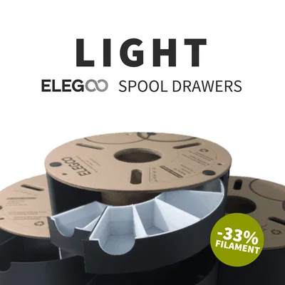 Bản LIGHT ngăn kéo organizer cho spool Elegoo | -33% filament