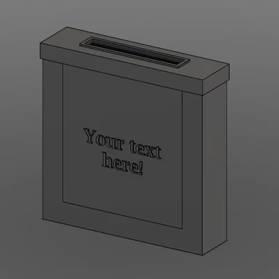 Hộp Góp Ý/Nhắn Tin Treo Tường (Suggestion/Message Box with wall mount)