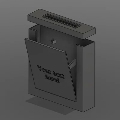 Hộp Góp Ý/Nhắn Tin Treo Tường (Suggestion/Message Box with wall mount)