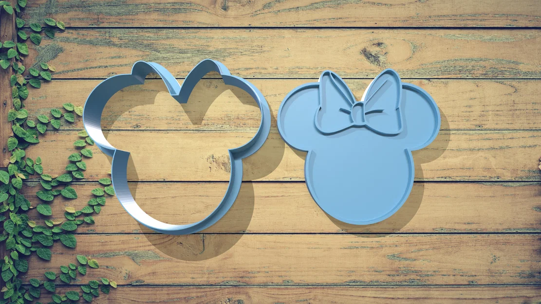 Bộ khuôn cắt bánh quy Disney Mickey và Minnie in 3D - Image 5