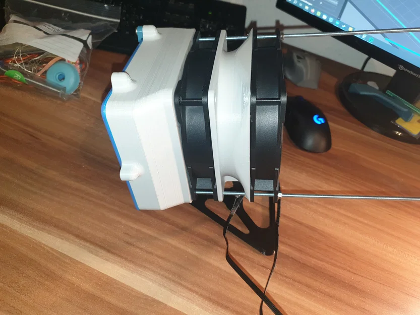 Bộ hút khói hàn/lọc máy in 3D 2 tầng: HEPA + Carbon, quạt 120mm - Image 3