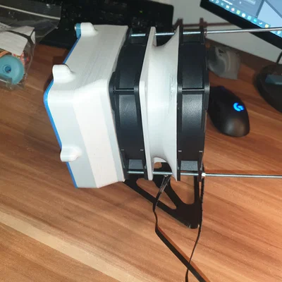 Bộ hút khói hàn/lọc máy in 3D 2 tầng: HEPA + Carbon, quạt 120mm