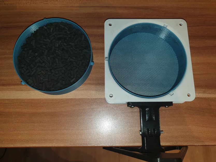 Bộ hút khói hàn/lọc máy in 3D 2 tầng: HEPA + Carbon, quạt 120mm - Image 6