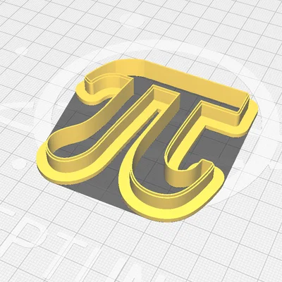 Khuôn cắt bánh quy hình số Pi (Pi Cookie Cutter) độc đáo