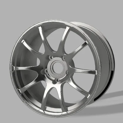 Mô hình mâm xe ADVAN RZ cho xe RC - File 3D chất lượng cao