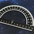 Thước đo độ bán nguyệt 180 độ 15cm in 3D chính xác - Thumbnail 6
