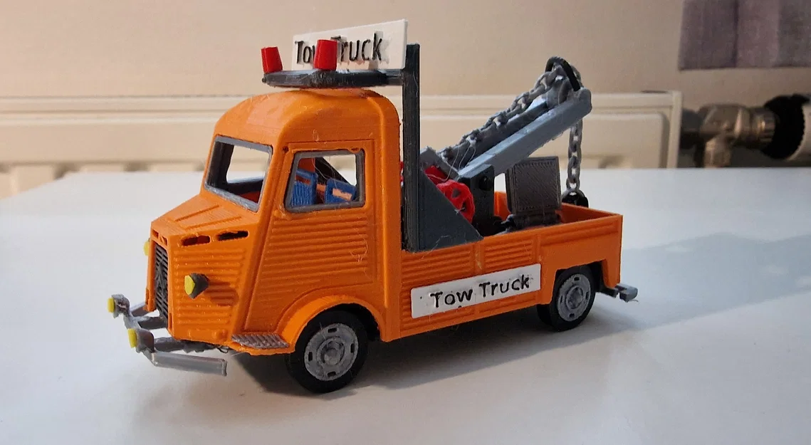 Mô hình xe cứu hộ Citroen 1952 3D cực chất cho người sưu tầm - Image 1