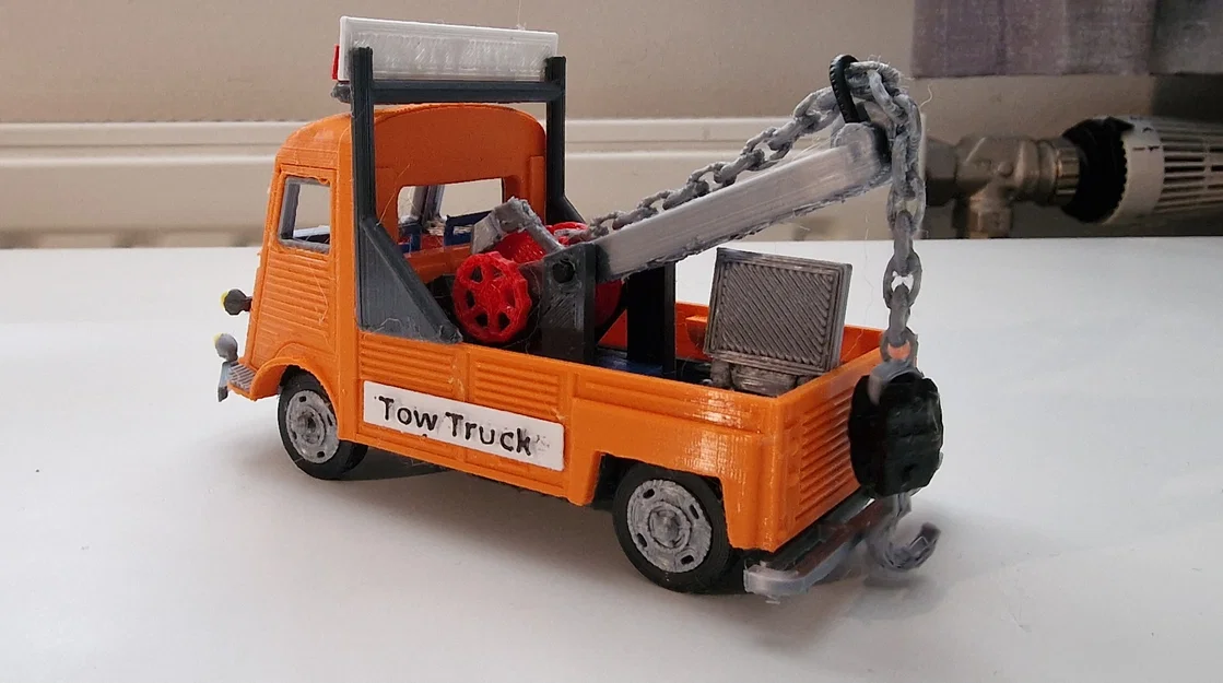 Mô hình xe cứu hộ Citroen 1952 3D cực chất cho người sưu tầm - Image 2