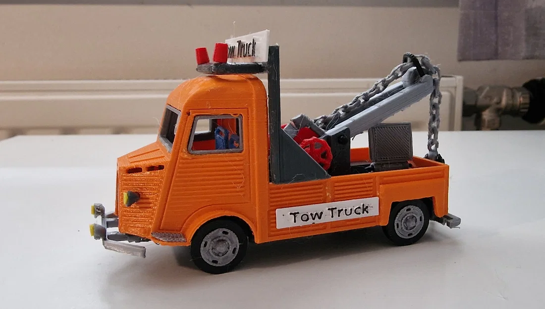 Mô hình xe cứu hộ Citroen 1952 3D cực chất cho người sưu tầm - Image 6