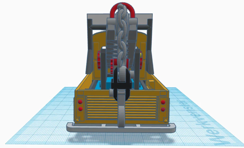 Mô hình xe cứu hộ Citroen 1952 3D cực chất cho người sưu tầm - Image 7