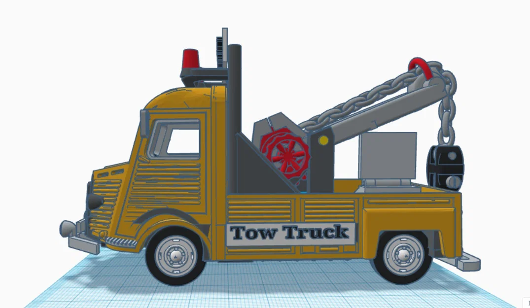 Mô hình xe cứu hộ Citroen 1952 3D cực chất cho người sưu tầm - Image 12