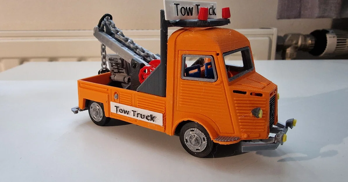 Mô hình xe cứu hộ Citroen 1952 3D cực chất cho người sưu tầm - Image 16