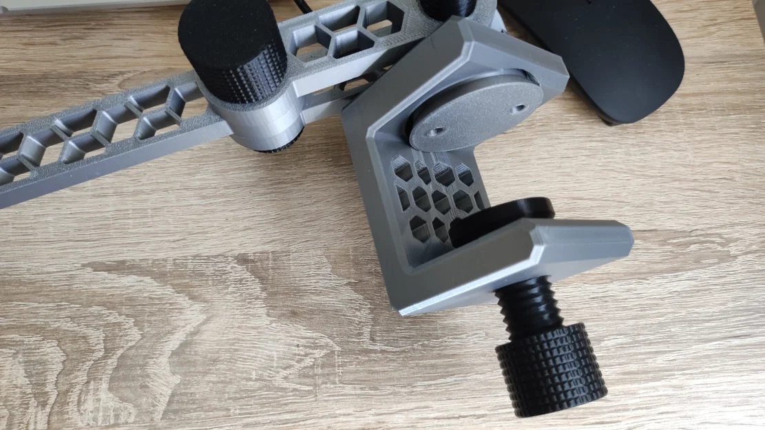 Đế kẹp bàn thiết kế tổ ong (Honeycomb) cho giá đỡ 3D - Image 5