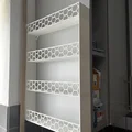 Kệ Gia Vị Lớn Họa Tiết Lục Giác, Gắn Tường - Thumbnail 2